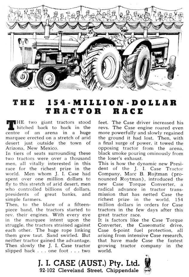 1958 J I Case Tractors